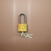 Golden padlock anti-theft padlock, metal padlock, household padlock, 2-inch padlock Application Scenario